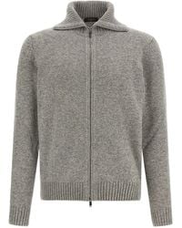 Zanone - Virgin Wool Cardigan - Lyst