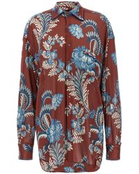 Etro - Floral Foliage Shirt - Lyst