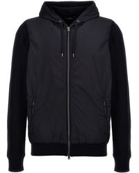 Herno - Two-material Hooded Jacket - Lyst