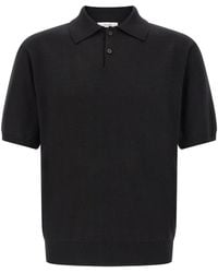 The Row - 'borges Top' Polo Shirt - Lyst