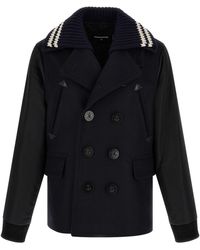 DSquared² - 'hybrid Peacoat' Coat - Lyst