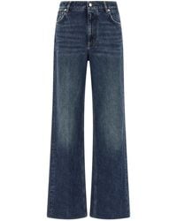 Dolce & Gabbana - Jeans With Logo Plaque - Lyst