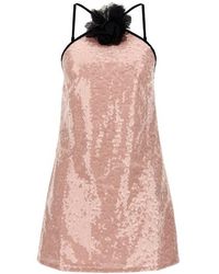 Self-Portrait - 'pale Pink Sequin Mini' Dress - Lyst