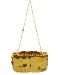 Rabanne - Sparkle Baguette Mini Shoulder Bag - Lyst