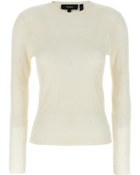 Theory - Viscose Linen Sweater - Lyst