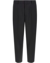 Jil Sander - Technical Gabardine Trousers - Lyst