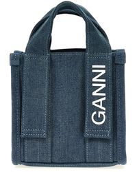 Ganni - Schopper-Tasche "Mini Tech" - Lyst