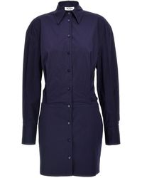 The Attico - Mini Chemisier Dress - Lyst