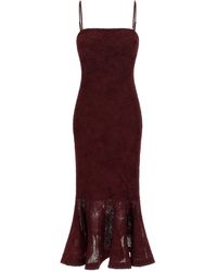 ROTATE BIRGER CHRISTENSEN - 'Flower Mesh Flounce' Dress - Lyst