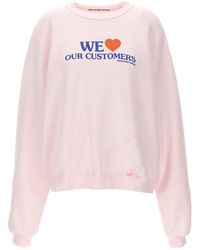 Alexander Wang - 'we Love Our Customers' Sweatshirt - Lyst