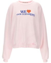Alexander Wang - 'we Love Our Customers' Sweatshirt - Lyst