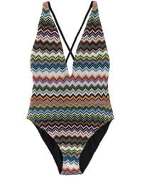 Missoni - Zigzag One-Piece Swimsuit - Lyst