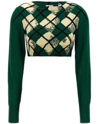 Burberry - Pullover Mit Argyle-Muster - Lyst