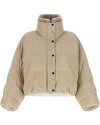 Brunello Cucinelli - Cropped Down Jacket - Lyst