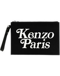 KENZO - ' Utility' Large Clutch Bag - Lyst