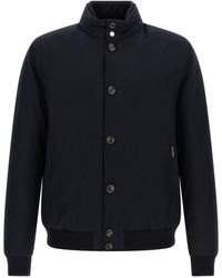 Moorer - 'janos' Bomber Jacket - 'acqua' Line - Lyst