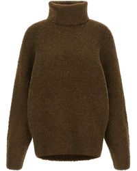 TOTEME - Bouclé Turtleneck Sweater - Lyst