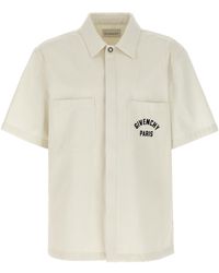 Givenchy - Logo Embroidery Shirt - Lyst