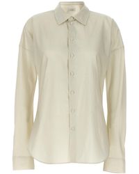 Lemaire - 'fitted Band Collar' Shirt - Lyst