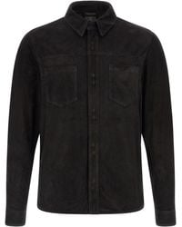 Giorgio Brato - Suede Shirt Gloves - Lyst