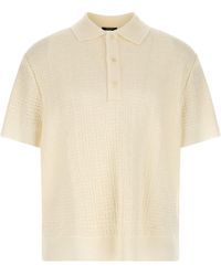 Balmain - Monogram Jacquard Polo Shirt - Lyst