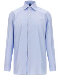 Finamore 1925 - Camicia Dettaglio Collo Aperto - Lyst