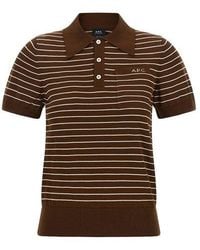 A.P.C. - Polo 'Aline' - Lyst