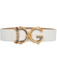 Dolce & Gabbana - Calfskin High-Waist Belt - Lyst