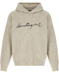 MM6 by Maison Margiela - 'margiela 6' Hooded Sweater - Lyst