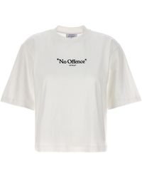 Off-White c/o Virgil Abloh - 'no Offence' T-shirt - Lyst