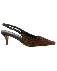 Twinset - Animal Print Slingbacks - Lyst