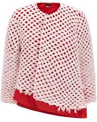 Comme des Garçons - Tulle Weave Blazer - Lyst