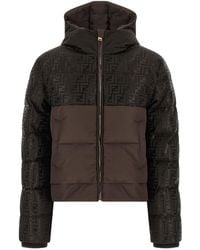 Fendi - Ff Nylon Down Jacket - Lyst