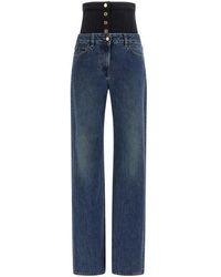 Elisabetta Franchi - Jeans Inserto Bustier - Lyst
