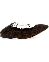 Twinset - Animal Print Ballet Flats - Lyst