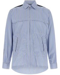 Junya Watanabe - Denim Insert Shirt - Lyst