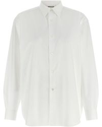 AURALEE - 'washed Finx Twill' Shirt - Lyst