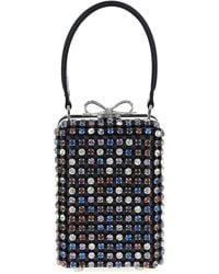 Self-Portrait - 'multi Crystal Chainmail' Handbag - Lyst