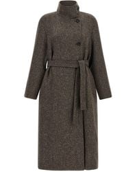 Brunello Cucinelli - 'sparkling' Coat - Lyst