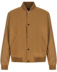BOSS - Monogram Sleeve Bomber Jacket - Lyst