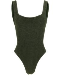 Hunza G - 'Square Neck' One-Piece Swimsuit - Lyst