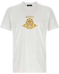 Versace - T-Shirt With Print - Lyst