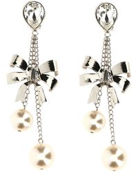 Alessandra Rich - 'bow' Earrings - Lyst