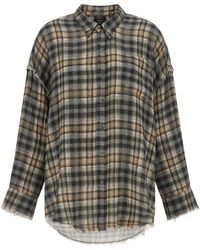 R13 - Raw Cut Hem Shirt - Lyst