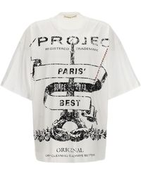 Y. Project - T-Shirt "Evergreen Paris" - Lyst