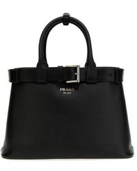 Prada - ' Buckle' Medium Handbag - Lyst