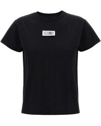 MM6 by Maison Margiela - 'numeric Signature Mm6' T-shirt - Lyst