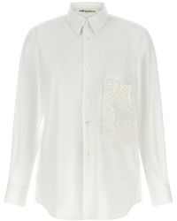 Comme des Garçons - Crochet Pocket Shirt - Lyst