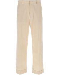 Valentino Garavani - Turn-up Trousers - Lyst