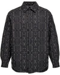 Palm Angels - Overshirt 'All Monogram Quilted' - Lyst